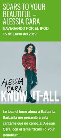 “Scars To Your Beautiful”, de Alessia Cara – Navegando por el iPod