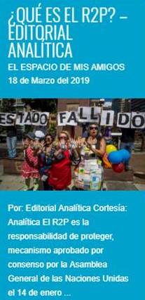 Entre “¿Qué es el R2P?” y “El Manisero”