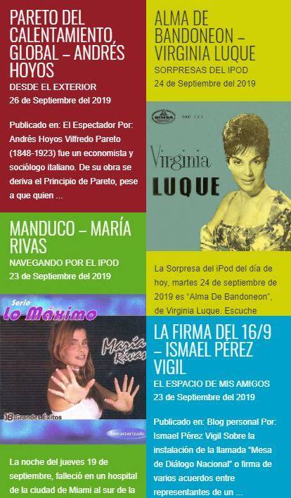 Entre “Alma de Bandoneon” y “La firma del 16/9”