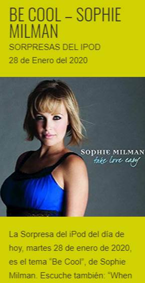 Entre “Be Cool” y “Chan Chan"